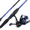 KastKing Centron Fishing Rod and Reel Combo, Spinning & Baitcasting Combos, IM6 Graphite 2Pc Blanks, Stainless Steel Guides with Ceramic Rings, Contoured EVA Handles & Fighting Butt, Size: 7' M, 3000 Reel