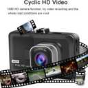 3-inch 1080p High-Definition Dashcam for Cars, 24 Hour Recording, 170 Large Wide-Angle,Super Night Vision, G-Sensor Parking Monitoring