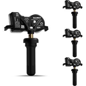 TPMS Sensor Dodge,4Pack 433Mhz Tire Pressure Monitoring System Sensor Compatible for Chrysler Jeep Dodge Fiat Replaces#68313387AB 68193586AC 68252493AB