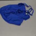 SUUKSESS Women Sexy Square Neck Tank Top Summer Y2K Going Out Basic Cami Shirt (Small, Sapphire)