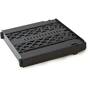 LockerMate Adjust-A-Shelf Locker Shelf, Extends to Fit Your Locker, Easy to Use, Perfect for School, Office, Gym, Black, 1-Pack