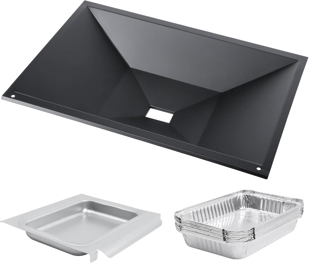Genesis II Grease Tray with Catch Pan for Weber Genesis II 300 Series Grill (2017 and Newer), Genesis II E-310 II E315 Drip Pan Replace Weber 66036 Genesis 2 Grease Tray, 18.1" L x 13.34" W x 3.87" H