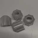 remedic Non Slip Door Knob Covers - Glow in The Dark - Set of 4 for Better Grip, Static-Free, Arthritis-Friendly, Ideal for Seniors & Nighttime Orientation  Grip Aid for Joint Pain Relief