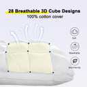 YOUR MOON Soft Pillows King Size for Sleeping, Support Bed Pillows, Fluffy Down Alternative Pillow, Luxury Hotel Gel King Pillows for Side Sleeping (White)
