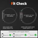SNBLK Magnetic Metal Bands Compatible with Apple Watch Ultra 3 2 Band for Men 49mm 46mm 45mm 44mm 42mm 41mm 40mm 38mm, Stainless Steel Milanese Strap for iWatch SE Series 11 10 9 8 7 6 5 4, Black
