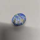 5Pcs Natural Lapis Lazuli Knobs Cabinet Stone Knob Cupboard Pulls Lazuli Drawers Handles for Furniture Hardware Brass Knob Dresser Door Cyan Blue (Lapis) (One Peace Missing)