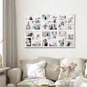 Jerry & Maggie 4×6 collage frame 24 pictures, picture frames collage wall decor, 24 slot picture frame Wall Hanging For 6×4 Photo, White