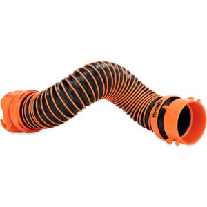 Camco RhinoEXTREME 2' RV Sewer Compartment Hose - Flexible Design for Tight Spaces - Compact to Store - Crush Resistant (39855)