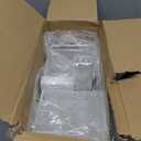 Over The Door Organizer, Metal Door Organizer Hanging with 5 Adjustable Baskets and Coat Hook, Behind The Door Storage for Bedroom Closet Bathroom Pantry Cabinet Kitchen, White