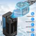 Mini Portable Air Conditioner Cooler: 2000ml Air Cooling Fan with 120°Oscillating - 3 Mist Modes & 4 Speeds, RGB Night Light, 1-8H Timer Remote Control - Portable Small AC for Bedroom, Room, Desk