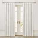 Nickel Curtain Rods 18 to 88 inches,1 Inch Modern Metal Drapery Rods,Adjustable Heavy Duty Curtain Pole Suitable for Bedrooms and Living Rooms(18"-88"Antique Nickel)