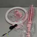 UBeesize 12'' LED Ring Light with 62'' Tripod Stand and Magnetic Phone Holder, Selfie Ring Light for Video Recording, Live Streaming, Compatible with iPhone & Android (Pink)