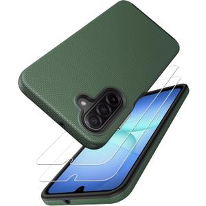 SSLOTSCASE for Samsung Galaxy A17 5G Phone Case with Screen Protector, Military Grade Drop Protection, Slim Lightweight Full-Body Rugged Protective Phone Case Cover for Samsung Galaxy A17 6.7'', Green