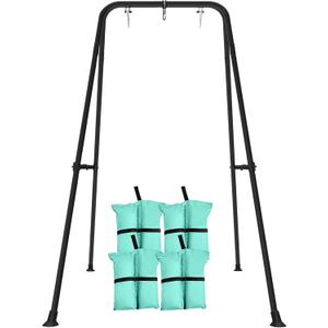Swing Stand for Kids,Baby Swing Frame, Toddler A-Frame Metal Swing Set for Backyard, Outdoor Indoor use, Fits for Most of The Toddlers Swings (Black)