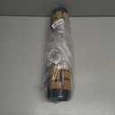 MATALL Front Door Mat Outside Entrance - 36x17 Inches Coir-Like Yellow Welcome Matt, Dirt-Trapping Non-Slip Low-Profile Indoor and Outdoor Mat for Patio, Porch, or Backyard