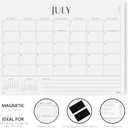 Jotsome Magnetic Calendar for Refrigerator 2026-2027, Monthly Fridge Calendar From Now to June 2027 14x10.5 inch, Easy Planning, Gift for the Holidays (Horizontal)