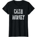 PORT Company, T-shirt, Black, Cash Money, S