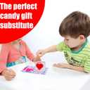 Valentine's Day Mochi Squishy Toys Set, 12 Pack Heart Squishies , Stress Relief Toys with Storage Box, Classroom Exchange Cards Party Favors