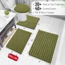 Arotive Bathroom Rugs Mat 30x20, Soft Absorbent Chenille Shaggy Bath Mat