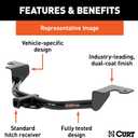 CURT 123183 Class 2 Trailer Hitch with Ball Mount, 1-1/4-Inch Receiver, Compatible with Select Volvo S60, V70, XC70