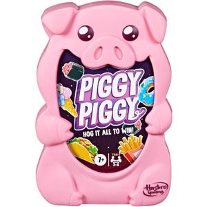 Hasbro Gaming Piggy Piggy Card Game | Family Games for Kids, Teens, and Adults | 2 to 6 Players I 20 Mins. Average | Quick-Playing Travel Games | Fun Summer Activities | Vacation Essentials | Ages 7+