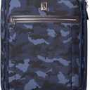 Travelpro Platinum Elite Softside Expandable Checked Luggage, 8 Wheel Spinner Suitcase, TSA Lock, Men and Women, Navy Camouflage, Checked Medium 25-Inch