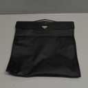 Car Leather Trash Bag Smart LED Waterproof Organizer Storage Garbage Can (Black)