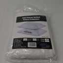 Quilted Pillow Protectors Queen Pair 20x30 Inches Extra Soft Thick Ultra Plush White Zippered Set of 2 Size Encasement