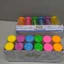 Big Bubble Bottle 24 Pack - 4oz Blow Bubbles Solution Novelty Summer Toy - Activity Party Favor Assorted Colors Set