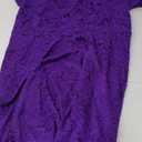 Eternatastic Womens Floral lace Plus Size Midi Dress Scooped Neckline Cocktail Party Dresses (3X-Large, Purple-134)