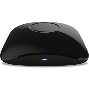 BroadLink RM4 pro IR/RF Universal Remote, 2.4 GHz Wi-Fi Only, Code Learning WiFi Remote Control for Smart Home and Entertainment Devices TV, STB, A/C, Curtain Motor, Compatible with Alexa