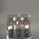 LED E12 Base 4W Bulb Warm White 2700K Tiffany Lamp Table Wall Sconce Pendent Chandelier, AC110V(3 Pack)