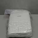 EASELAND Queen Size Mattress Pad Pillow Top Mattress Cover Quilted Fitted Mattress Protector Cotton Top Stretches up 8-21" Deep Pocket Cooling Mattress Topper (60x80 inch, White)