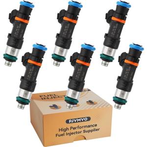 0280158007 OE 4.0L Performance Fuel Injectors, Compatible with/Nissan 4.0 Xterra Frontier, Compatible with/Nissan 5.6L Armada Pathfinder Titan 2006 2007 2008 2009 2010 2012 2013 |12 Holes| |Set of 6|