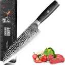 2 x ENOKING 7" Professional Chef Knife  High Carbon Stainless Steel, Ultra-Sharp Japanese Kitchen Knife for Precision Cutting, Ergonomic Handle for Balance and Control, Perfect for Home & Restaurant Use