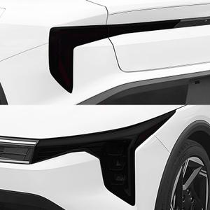 BOGAR TECH DESIGNS Precut For KIA K4 2025-2026 Full Headlight Taillight Head Tail Light Tint Kit, Dark Smoke