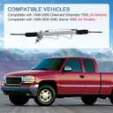 DICMIC Complete Power Steering Rack & Pinion Assembly Replacement for 1999-2006 Chevrolet Silverado 1500 GMC Sierra 1500