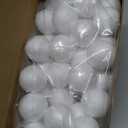 uxcell 50Pcs 1.5" White Polystyrene Foam Balls Smooth Round Solid Ball for Crafts, Art, DIY, Household, Party Decorations