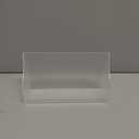 5x8 Acrylic Index Card Holder Index Card Display Stand For Desk Note Cards File Box Postcard Holder Business Stand Display Index Organizer Case for Office Business Desktop(No Cards) (Transparent)