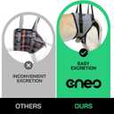 CNEO Dog Lift Harness, Dog Sling for Medium Dogs, Adjustable Dog Support Harness for Back Legs, Comfy Design Pet Harness with Padded for Elderly, Injured, Arthritic, Senior, Disabled Dogs
