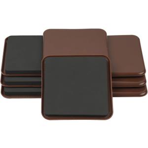 new space 8 Pack Furniture Sliders, 4.7 Inch Sliders for Furniture on Carpet for Sliding Heavy Furniture, Furniture Sliders for Carpeted Floors - Safeguard Carpeted Floors!