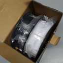 Creality 2 kg Black & White PETG 1.75mm Filament, 3D Printer Filament Bundle, Excellent Toughness High Precision, Odorless Non-Toxic Moisture proof, Glossy, Accuracy +/- 0.02mm