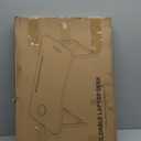 Laptop Bed Desk, Foldable Lap Desk, Portable Lap Table, Laptop Stand with Cup Holder & Tablet Slot & Lifting Handle for Working Writing Drawing & Eating - Black