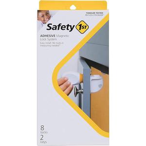 Safety 1st Adhesive Magnetic Lock System, 8 Locks And 2 Keys