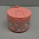 12oz Insulated Vacuum Food Jar with Buckle Lid Wide Mouth Soup Thermo for Hot Food Kids Leakproof Stainless Steel Lunch Container (Pink-Horse)