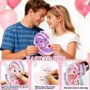 2 x Valentines Day Cards for Kids School - Valentines Gifts for Kids - 30 Valentine Cards with Shoe Charms Bulk40 - Funny Valentine Exchange Card for Boys Girls Toddler Class Classroom Gift Party Favors