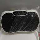 Bigzzia Vibration Plate Exercise Machine for Weight Loss  100-Speed Platform with Remote & Resistance Bands, 450 lbs Capacity  Quiet Full Body Workout for Lymphatic Drainage at Home (pearl white)