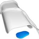 Rehabilitation Advantage Wide Sock Aid with Adjustable Cord  Easy Sock Puller for Seniors, Disabled, or Individuals with Limited Mobility  White, 10 x 5