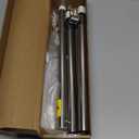 Closet Rod for Hanging Clothes, 54 to 64 Inches Adjustable Heavy Duty Closet Rod, Silver