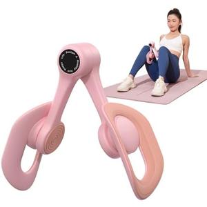 MERACH Thigh Trainer, Pelvic Floor Muscle Trainer, Inner Thigh Exercise Workout Equipment for Home Gym, Pelvic Floor Strengthening Women(Pink)